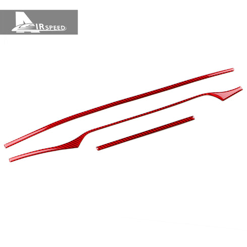 Carbon Fiber Center Trim Strip For Kia Stinger 2019-2023